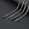 Stainless Steel Retro Long Link Chain Necklace