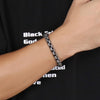 Stainless Steel Vintage Charm Link Chain Bracelet