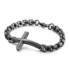 Stainless Steel Retro Cross Bracelet