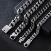 Black Stainless Steel Cuban Wide Link Bracelet