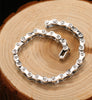 Handmade Highly-Polished Chain Link 925 Sterling Silver Biker Vintage Bracelet