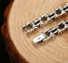 Handmade Highly-Polished Chain Link 925 Sterling Silver Biker Vintage Bracelet