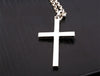 Classic Cross Pure 925 Sterling Silver Pendant Necklace