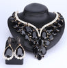 Crystal Necklace & Earrings Jewelry Set