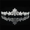 Blooming Silver Crystal Tiara Crown for Prom or Wedding