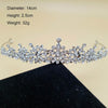 Pearl Crystal Floral Bridal Tiara Crown