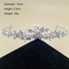 Pearl Crystal Floral Bridal Tiara Crown