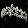 High Crown Tiara with Blue, White or Red Crystals