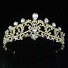 High Crown Tiara with Blue, White or Red Crystals