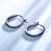 Sky Blue Topaz 925 Sterling Silver Clip Earrings