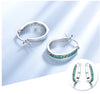 Emerald 925 Sterling Silver Clip Earrings