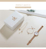 Luxury Watch, Crystal Necklace & Bracelet Fashion Jewelry Set