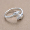 Adjustable Snake 925 Sterling Silver Ring