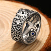 Starry Sky Cubic Zirconia & Brass Sterling Silver Adjustable Ring