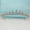 Pearl Crystal Floral Bridal Tiara Crown