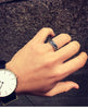 Adjustable Braided 925 Sterling Silver Vintage Wedding Band