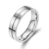 Silver & Cubic Zirconia Tungsten Carbide Wedding Engagement Ring Set