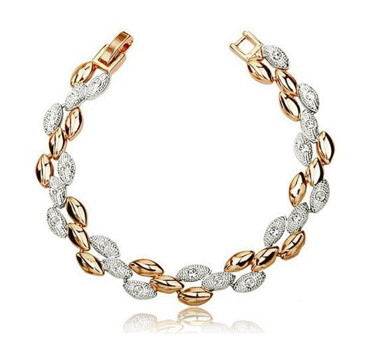 Rhinestone Wheat Fashion Bracelet