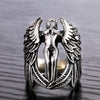 Angel Wings 925 Sterling Silver Thai Vintage Ring