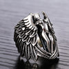 Angel Wings 925 Sterling Silver Thai Vintage Ring
