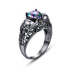 Skull Cubic Zirconia 925 Sterling Silver Engagement Rings