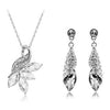 Austrian Crystal Necklace & Earrings Fashion Jewelry Set