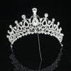 Diamond Floral Paisley Tiara Crown Crystal Diadem