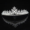 Diamond Floral Paisley Tiara Crown Crystal Diadem