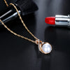 Pearl & Crystal Wedding Necklace & Earrings Jewelry Set