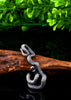 Defensive Snake 316L Stainless Steel Pendant Necklace