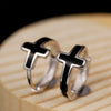 Cross Ear Clip 925 Sterling Silver Fashion Earrings