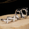 Cross Ear Clip 925 Sterling Silver Fashion Earrings