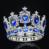 Oval Cut Crystal Glass & Rhinestone Vintage Baroque Bride. Pageant Crown