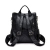 PU Leather Fashion Backpack & Shoulder Bag