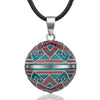 Vintage Design Mexican Harmony Chime Bola Pendant Necklace