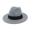 Fashion Top Jazz Wide Brim Wool Fedora Hat