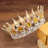 King & Queen Rhinestones & Crystals Vintage Baroque Wedding, Prom or Bridal Crown