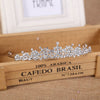 Silver Flame Shaped Oval Tiara Crown for Prom or Wedding