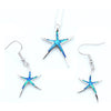 Ocean Starfish Necklace & Earrings Classic Jewelry Set