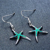 Ocean Starfish Necklace & Earrings Classic Jewelry Set