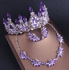 Crystal Tiara, Necklace & Earrings Jewelry Set