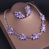 Crystal Tiara, Necklace & Earrings Jewelry Set