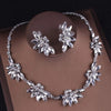 Crystal Tiara, Necklace & Earrings Jewelry Set