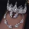 Crystal Tiara, Necklace & Earrings Jewelry Set
