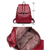 Casual Fashion PU Leather Multifunctional Travel Backpack or School Bag