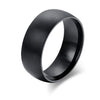 Zircon Rhinestones Women's Ring and Black Men's Ring Wedding Engagement Ring Set