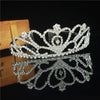 Sparkling Crystal Tiara Princess Crown for Prom, Wedding or Contest