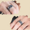Six Words Mantra 925 Sterling Silver Spinner Ring