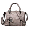 PU Leather Vintage Tote Handbag, Crossbody & Shoulder Bag