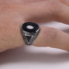 Agate Stone 925 Sterling Silver Turkish Vintage Ring